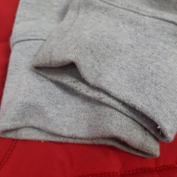 Levi's 2fer Puffer Jacket Hooded Red & Gray Size Large Boys - Picture 4 of 10